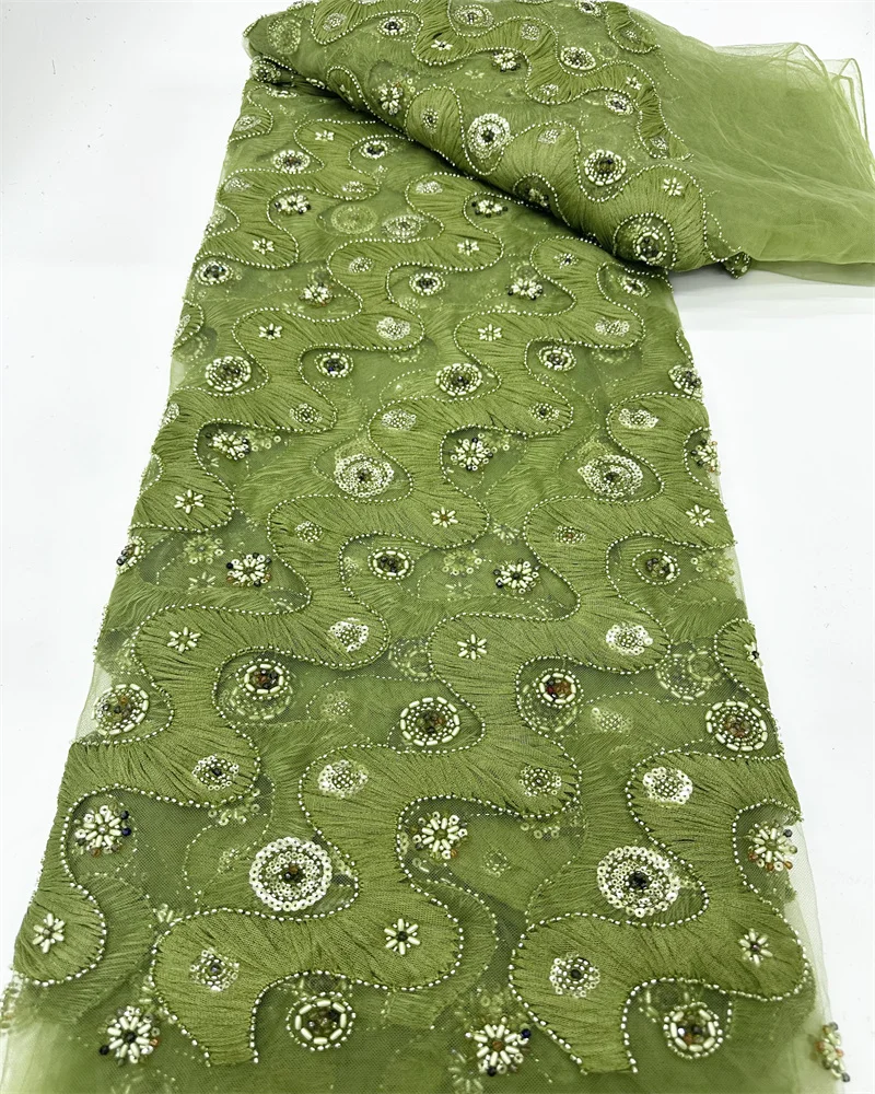 Африканская Тяжелая искусственная ткань ручной работы 2024 Высококачественная