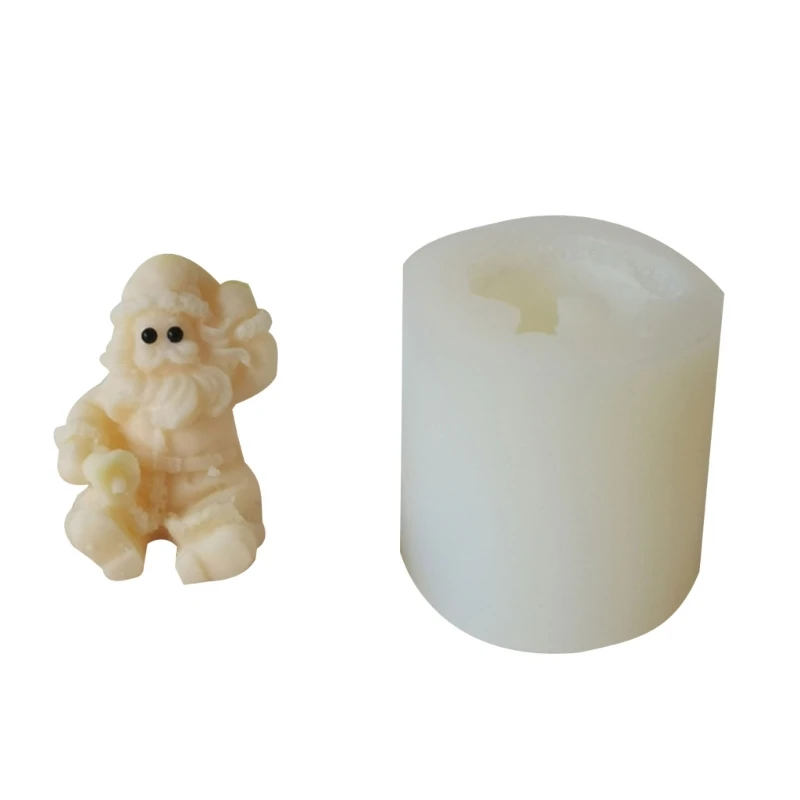 

Non-stick Christmas Santa Mold Handmade Soap Silicone Mold DIY Crafts Pendant Tool for DIY Pendant Candle Plaster Crafts