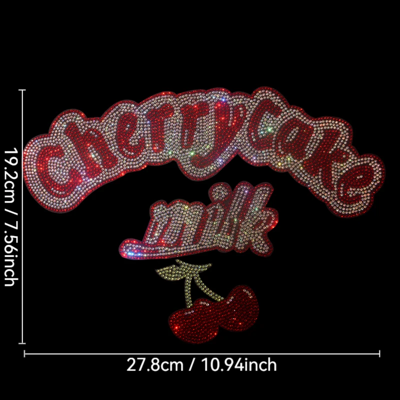 Высококачественные узоры сверления утюгом на футболке джинсовые аксессуары для