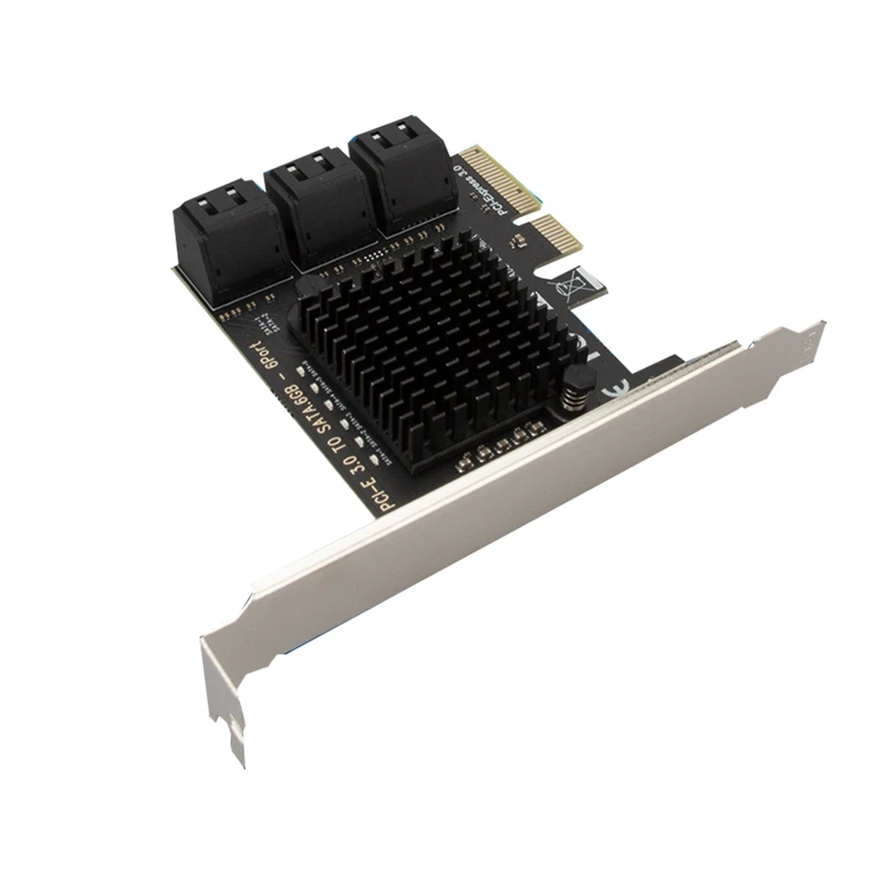 

PCIE 6 портов к SATA карта PCI-E 4X карты PCI Express к SATA 3,0 SATA III 6 Гбит/с PCIE X4 плата расширения адаптера