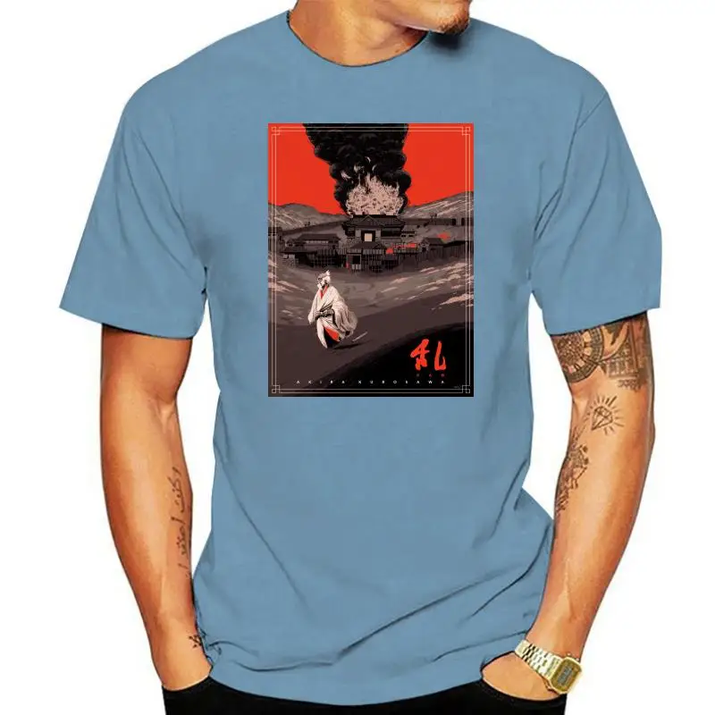 

Akira Kurosawa T Shirt Japanese Movie Ran Personalized T Shirt Casual Cotton Short Sleeve Shirts Summer 3D Print Tee Streetwear