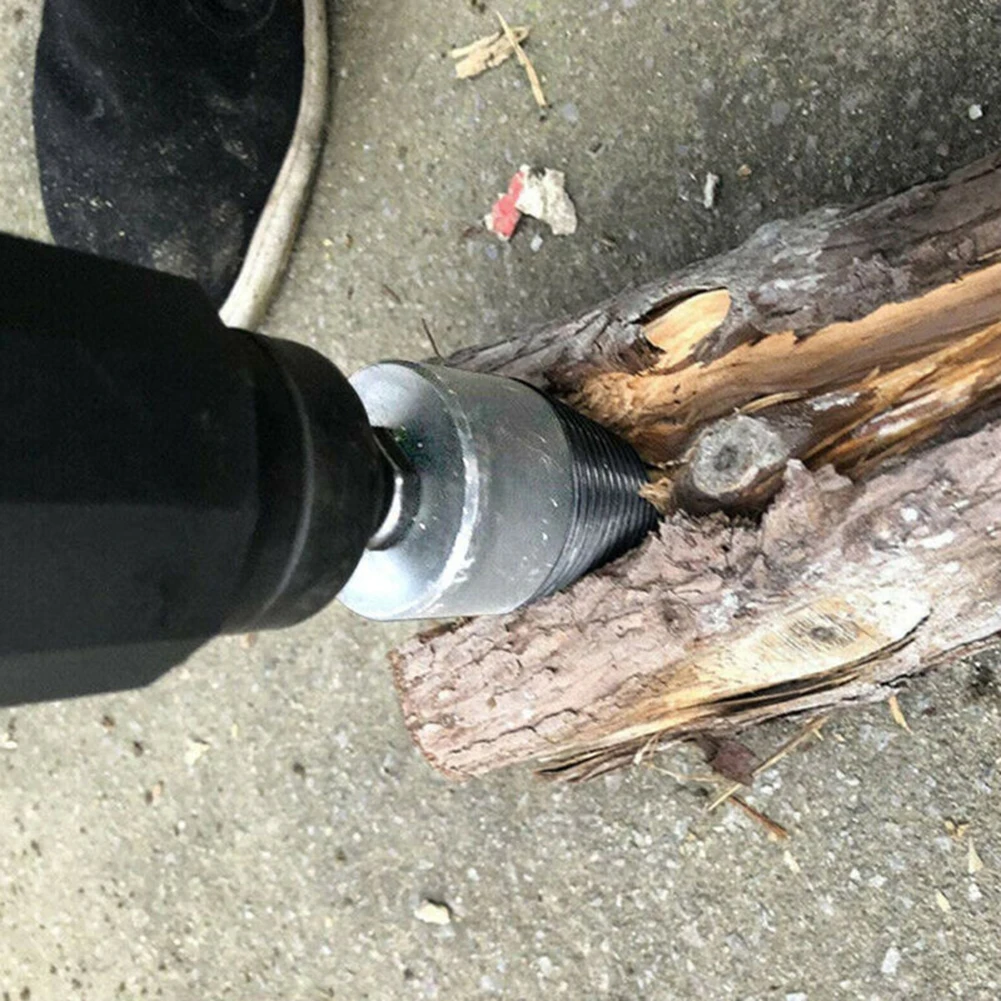 Высококачественное сверло для дров 4 шт. бревно с ручкой деревянный конус из