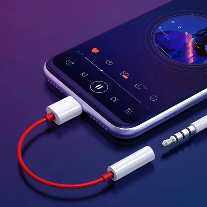 Аудиокабель для Oneplus Type C To 3.5 Jack Для One Plus 1+ 9 9R 10T 10 11 12 Pro Nord 2T 5G Usb 3 5 мм Aux адаптер