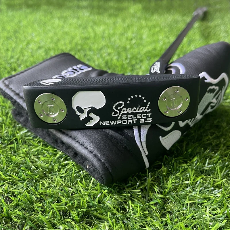 

Super Stroke New Golf Men White Skull 2.5 32 33 34 35 Inches Putter Golf Clubs for Right Hands Inch Steel Shaft With Head Cover