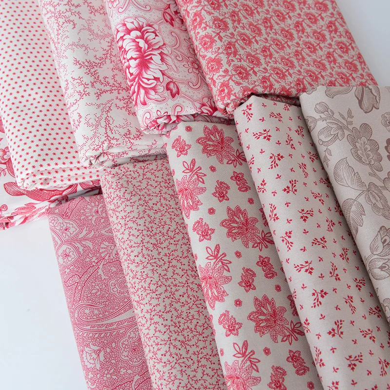 Красная ткань роза цветок искусственный пасторальный стиль для квилтинга сумок