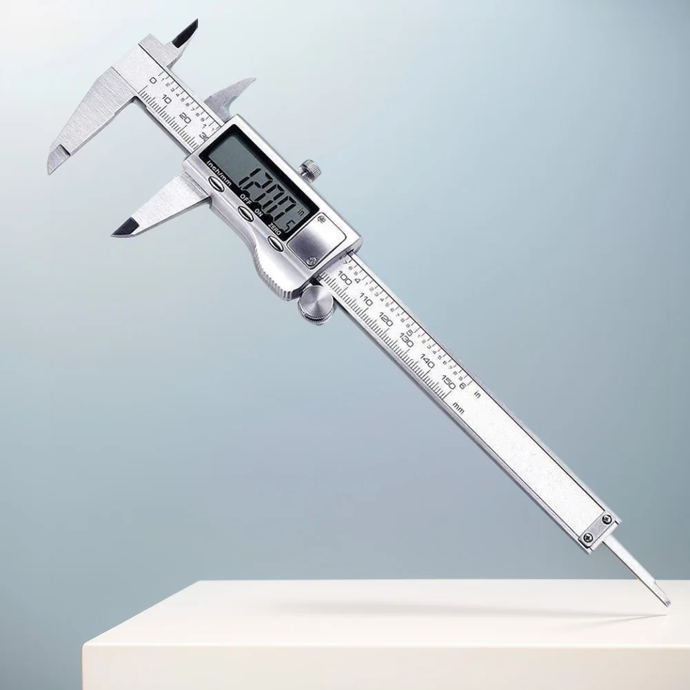 Цифровой штангенциркуль 150 мм/6 дюймов измерительный инструмент из нержавеющей