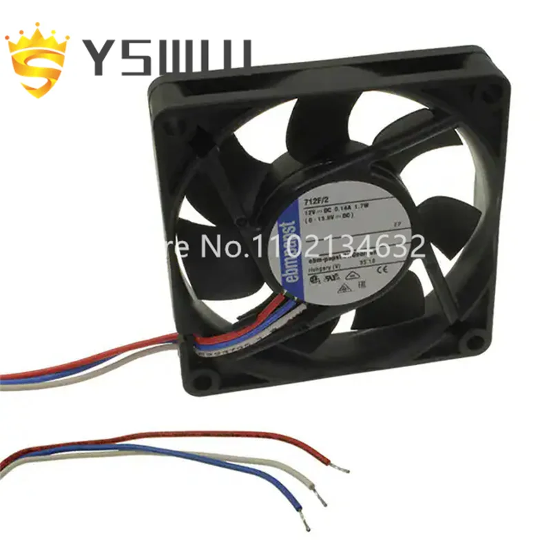 

712F/2 FAN AXIAL 70X15MM 12VDC 5300 RPM