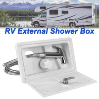 rv caravan shower box 1 5m water pipe switch lock kit universal external parts for boat marine motorhome camper car accessories