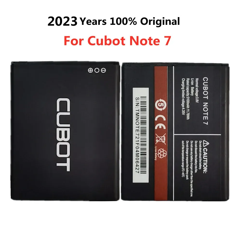 

2023 Years 100% Original 3100mAh Battery For CUBOT Note 7 Note7 High Quality Phone Replacement Backup Battery + Tracking Number