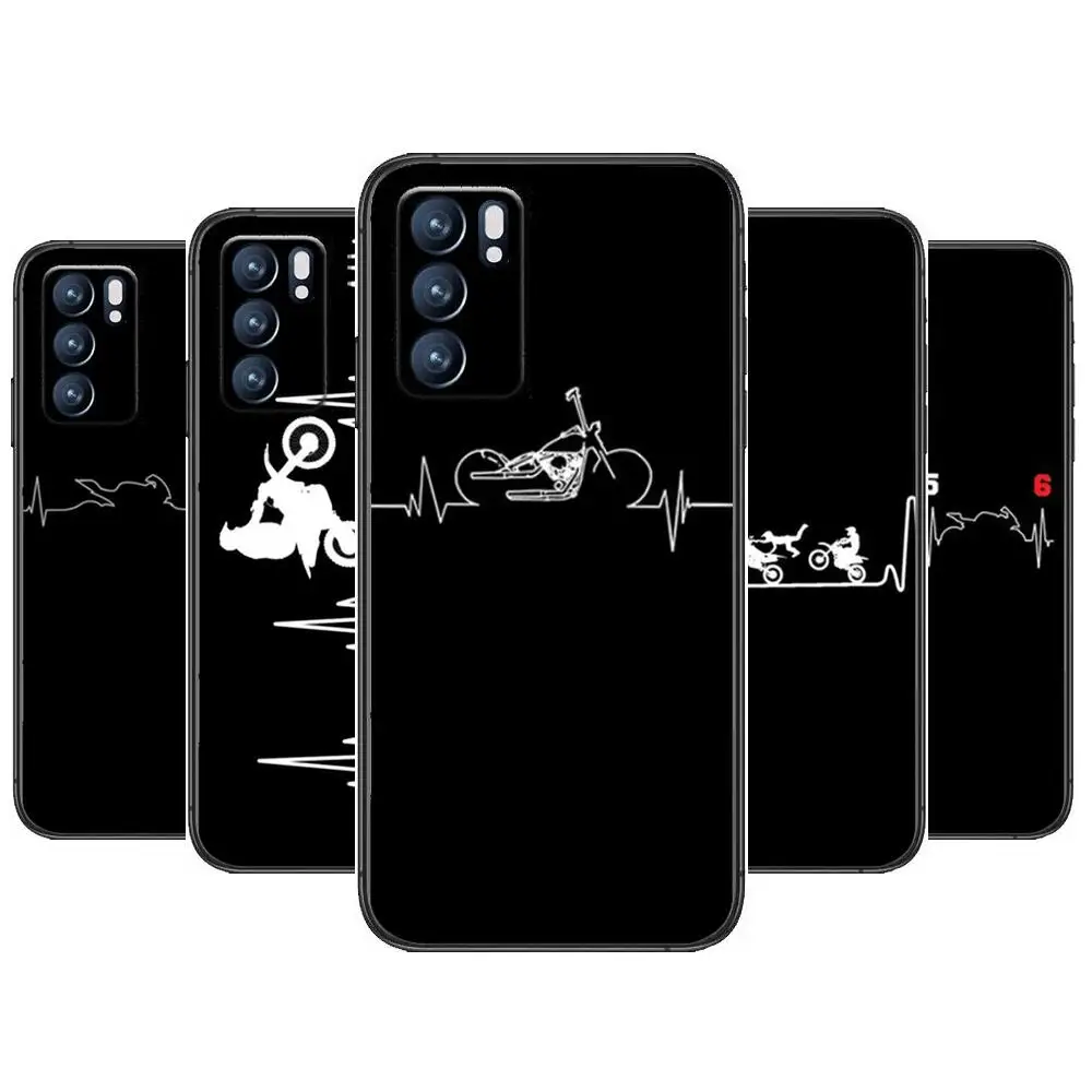 

Motorcycle Heartbeat For Realme C3 Case Soft Silicon Back cover OPPO Realme C3 RMX2020 Coque Capa Funda find x3 pro C21 8 Pro a9