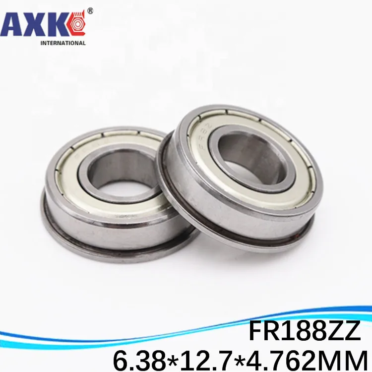 

FR188 FR188-2RS FR188ZZ high quality ABEC-5 Z2V1 Flange Bearings 1/4"x1/2"x3/16" Flanged Ball Bearings size 6.35*12.7*4.762mm