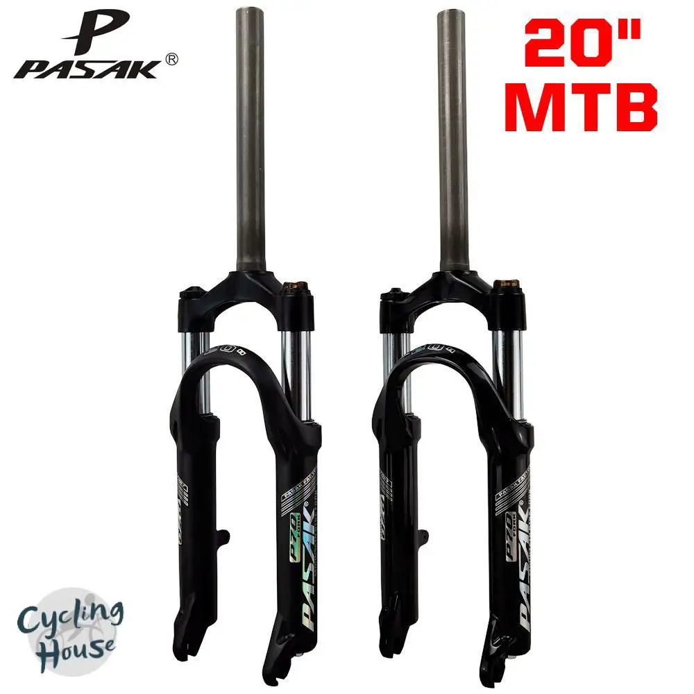 

Pasak MTB Bike Air Fork Shock Absorber Hard And Soft Adjustable Lock 20 "24folding Small Wheel Diameter Disc Brake