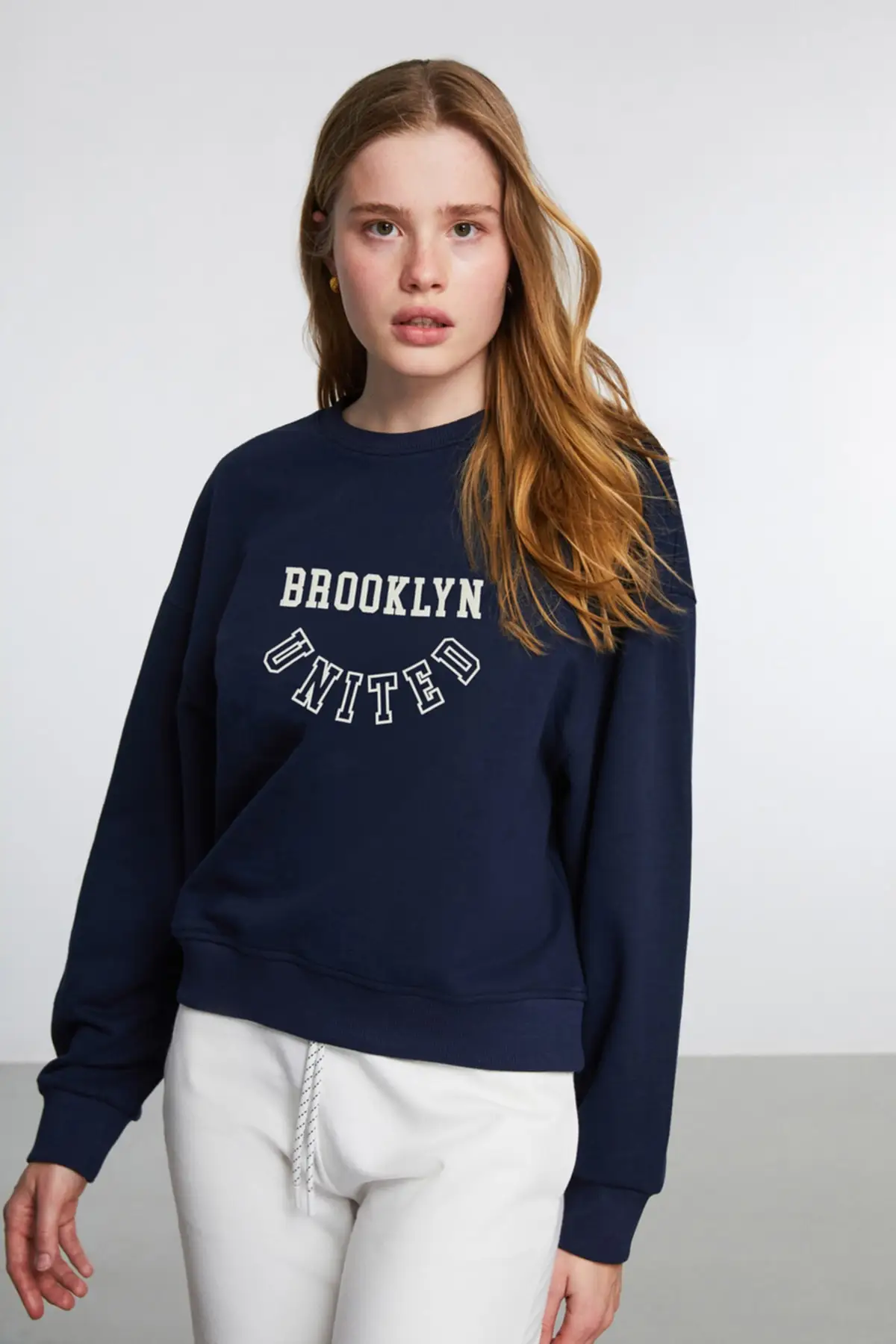 

Женский свитшот, Полинезия, Темно-Синий принт, удобные толстовки с круглым вырезом, модные всесезонные Новые пуловеры, флис