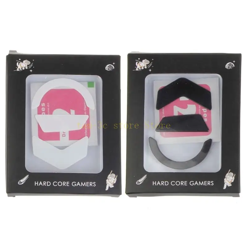 

1Set Glass Mouse Skates for Logitech G502 X Feet Pads Curved Feet D0UA