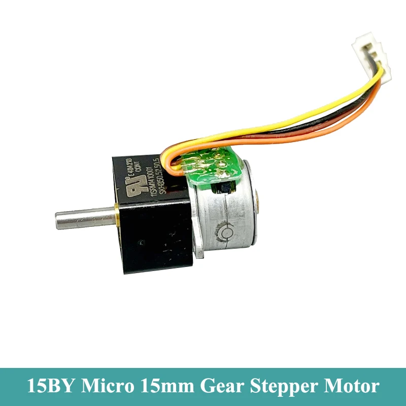 

Micro 15mm Full Metal Gear Stepper Motor DC 5V 2-Phase 4-Wire Mini Precision Gearbox Stepping Motor DIY Toy Robot CCTV Camera