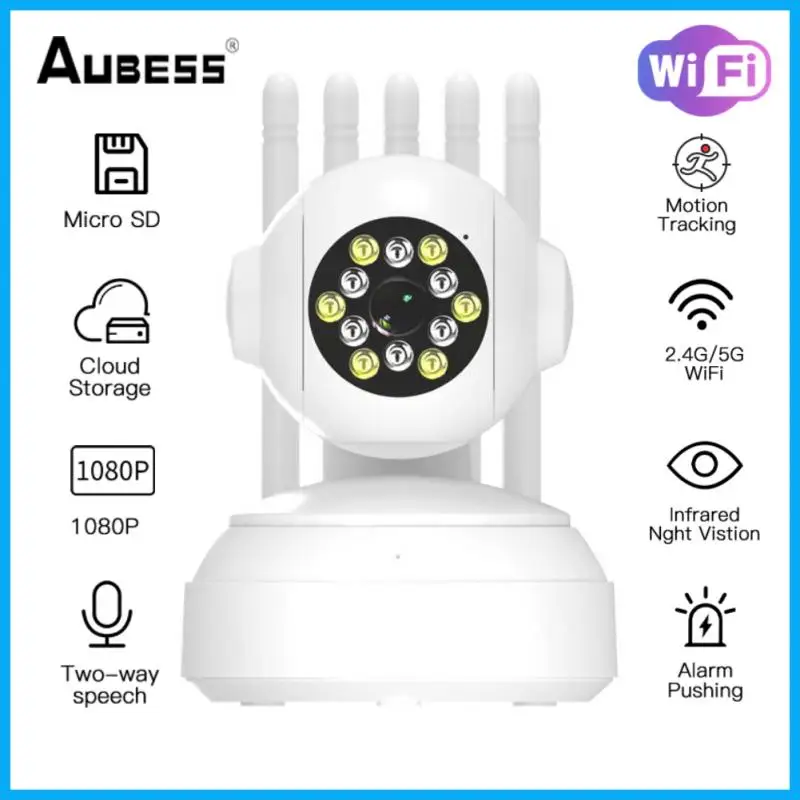 

IP-камера видеонаблюдения Aubess, 1080P, Wi-Fi, с датчиком движения