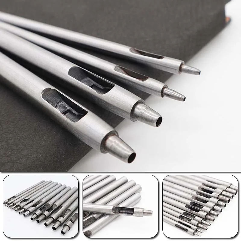 

1pcs New DIY Hollow Drilling Leather Punching Tools Handmade Round Belt Punches Leather Handicraft Puncher Tool 0.5mm-5.5mm