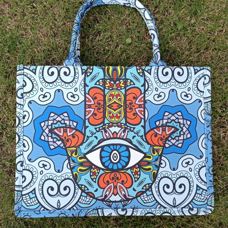 Модная Женская Ручная Холщовая Сумка праздничный подарок вместительная