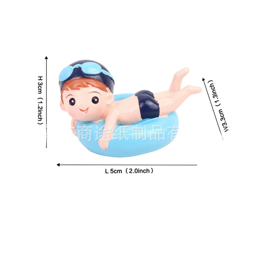 

Розовые резиновые фигурки для торта "Гавайский пляж"