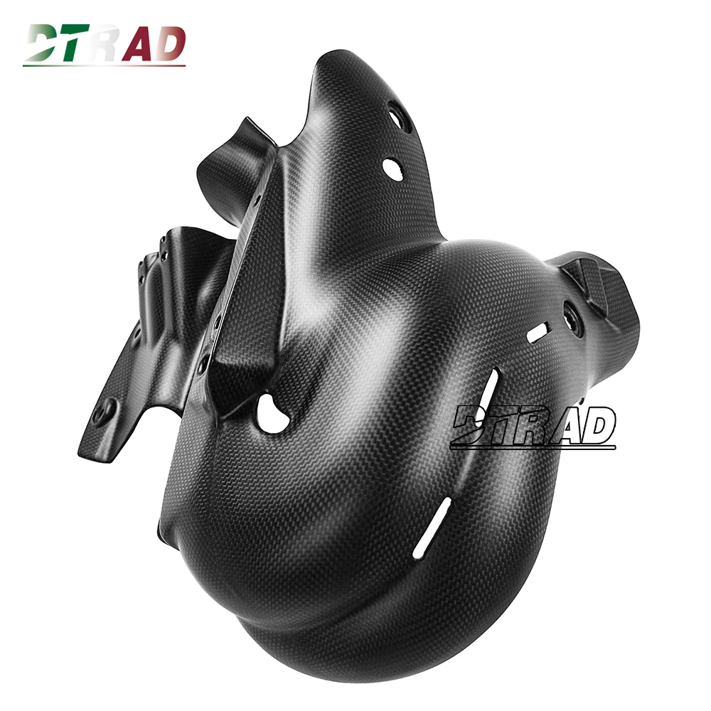 

Вытяжной капот из углеродного волокна для Panigale V4 V4S V4R Streetfighter V4 S 2018-2021, тепловой экран, аксессуары для мотоциклов Euro 4