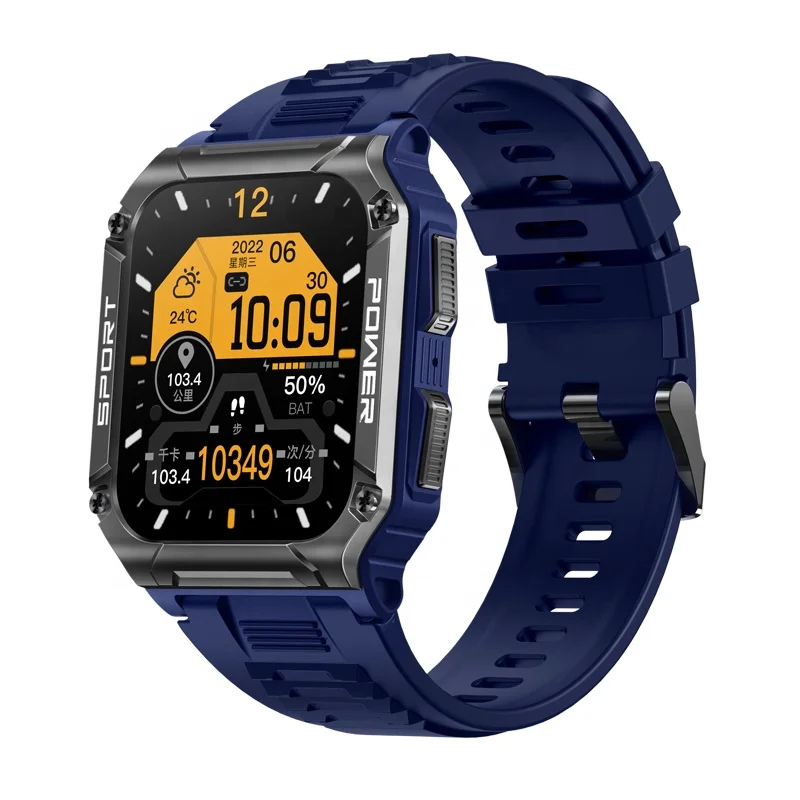 

NX6 Compass Smartwatch Large Battery Montres Ip68 Reloj Inteligentes Men Sports Outdoor Smart Watch BT Calling 400mah Electronic