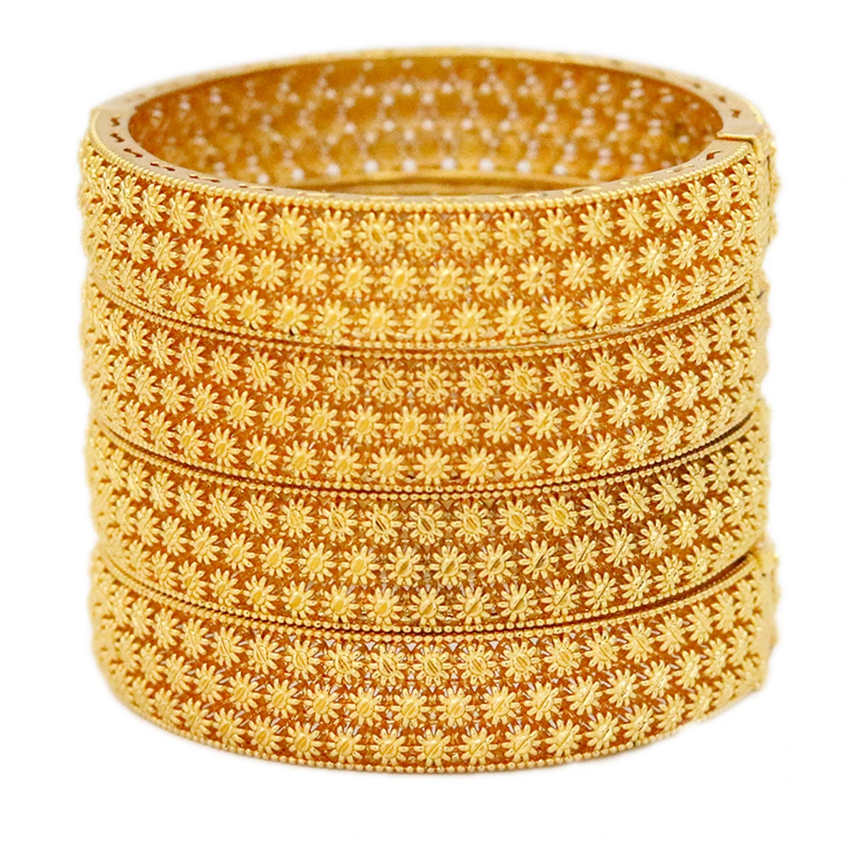 

24k Ethiopian Bracelet Women's Luxury Dubai Wedding Jewelry Africa India Arab Jewelry Gold Charm Party Wedding Gift