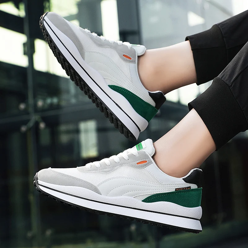 Unisex Higher Bottom Men Running Shoes Mesh Breathable Lightweight Sneakers for Men Male Jogging Footwear Men's Walking Shoes