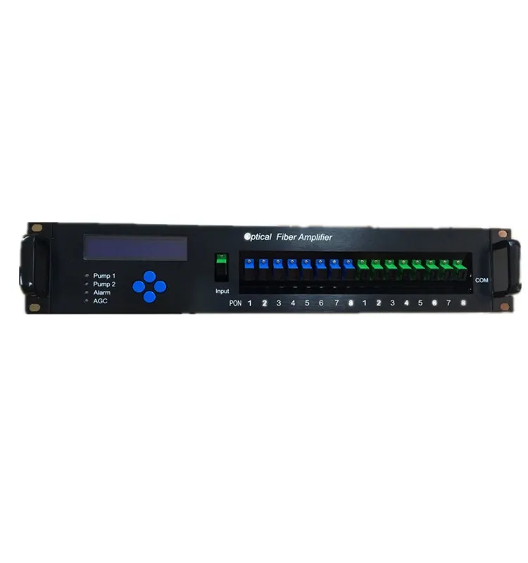 

EDFA 8 port with WDM 1550nm PON CATV 22dbm fiber optical amplifier