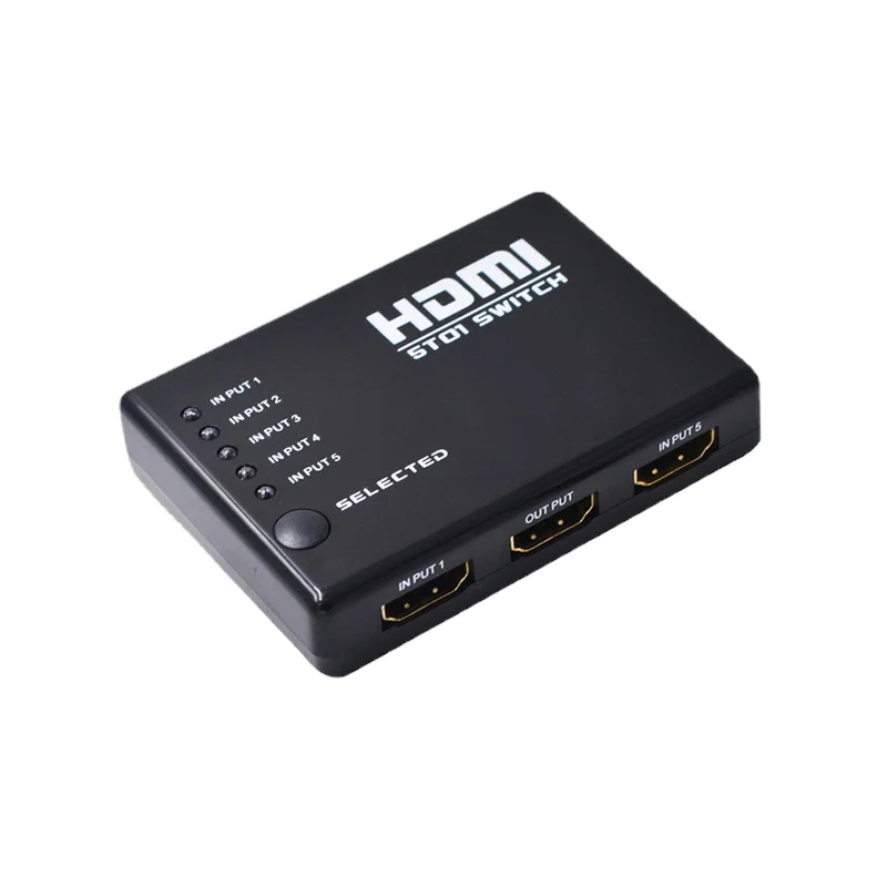 

HDMI switch 5 in 1 out HD switch 5X1 HDMI distributor multi-port switch