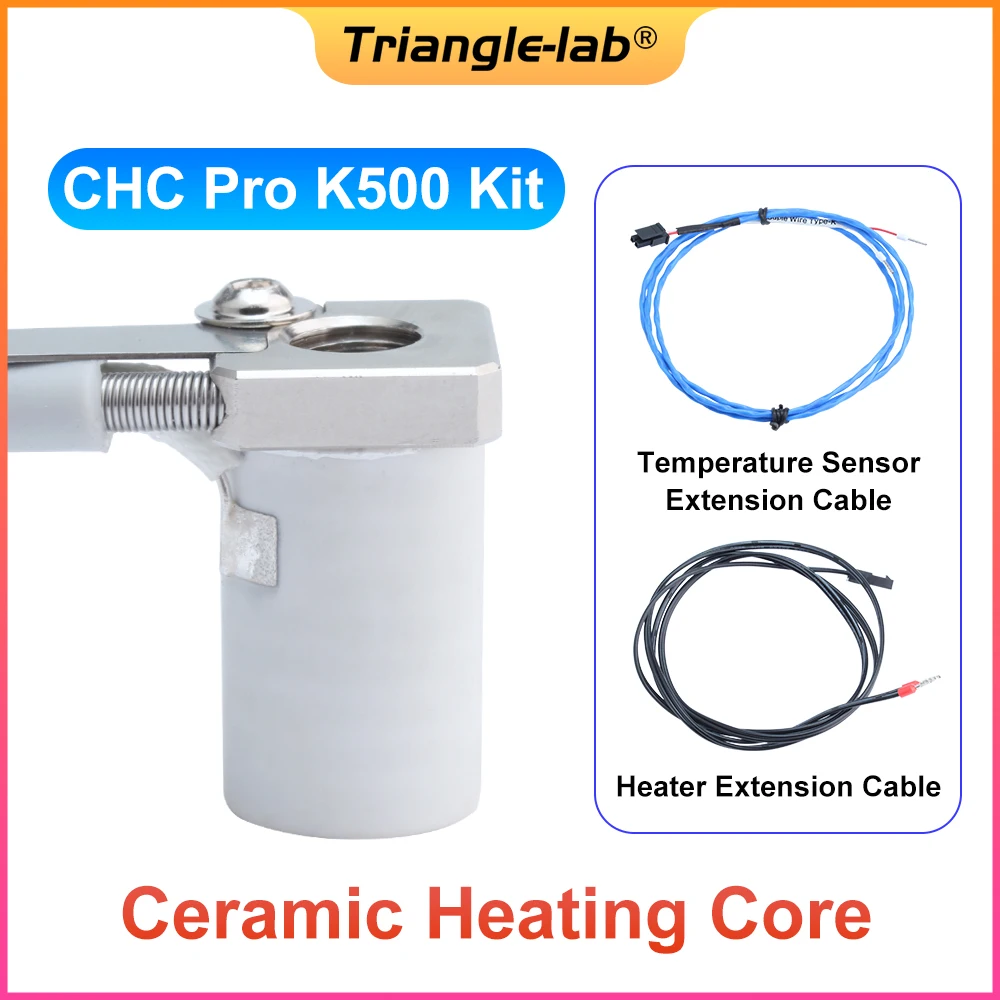 Trianglelab 115W High Power CHC Pro K500 Kit Ceramic Heating Core Quick Heating For Ender 3 Volcano Hotend CR10 mk3s blv loading=lazy