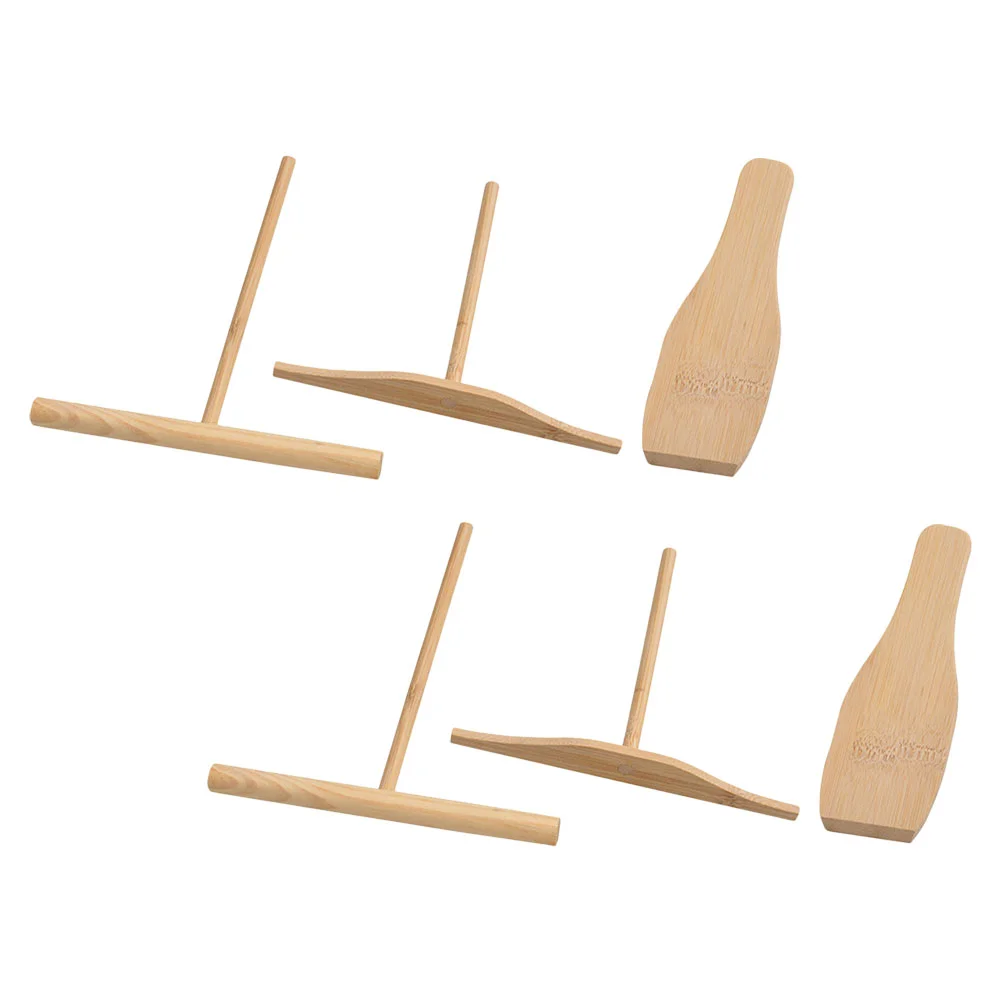 

2 Sets Scraper Pancake Spreader Pancake Making Tools Pancake Scraper for Home Hotel Shop Stall