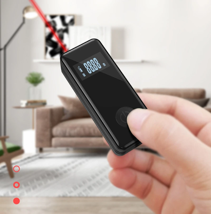 

30M Mini Laser Rangefinder Digital Distance Meter Trena Laser Rangefinder Tape Range Finder Build Construction Measureing Tool