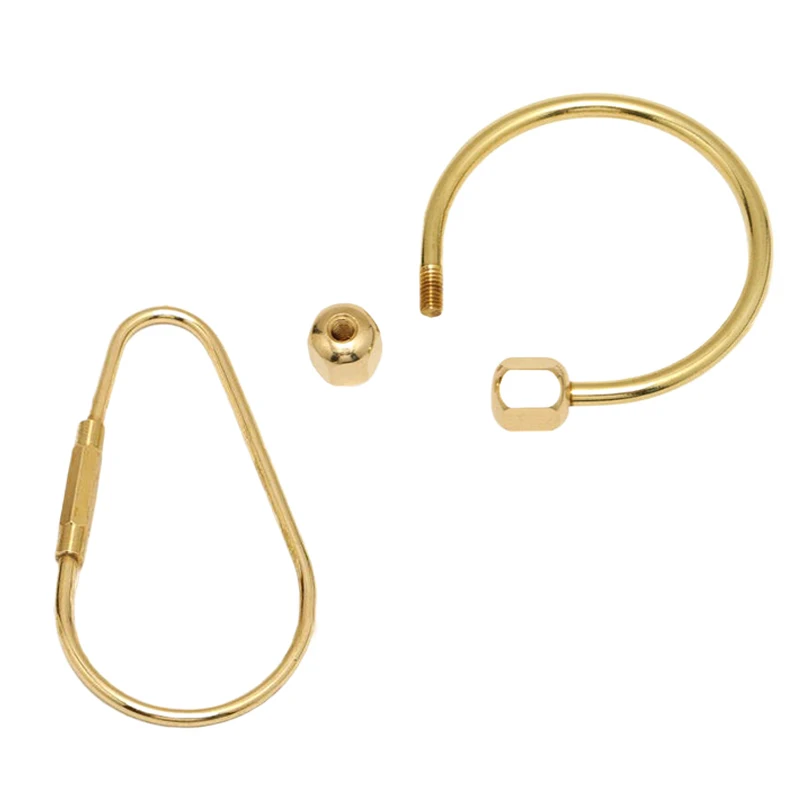 Медный брелок с замком золотого цвета карабин для кемпинга снаряжение выживания