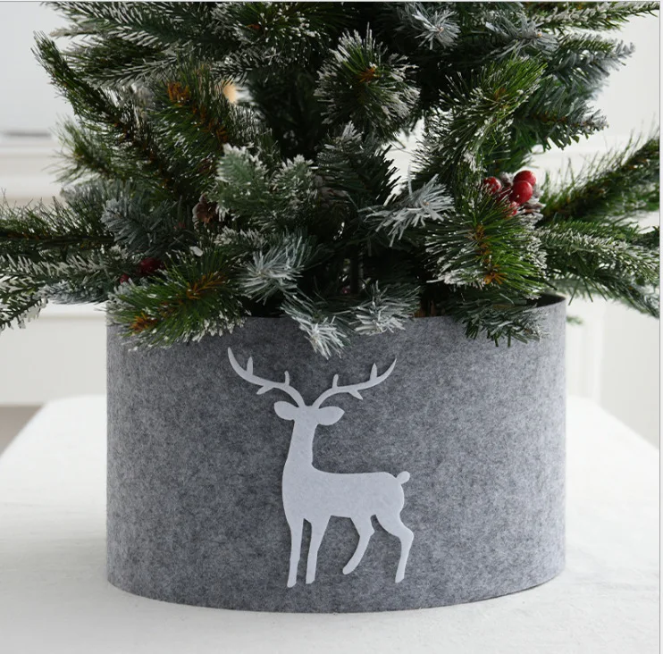 

60/90 см юбка в виде рождественской елки, базовый чехол-корзина с оленем, опрятный аксессуар «сделай сам»