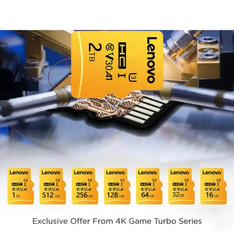 Micro TF SD карта памяти Lenovo класс 10 32 ГБ 64 128 256