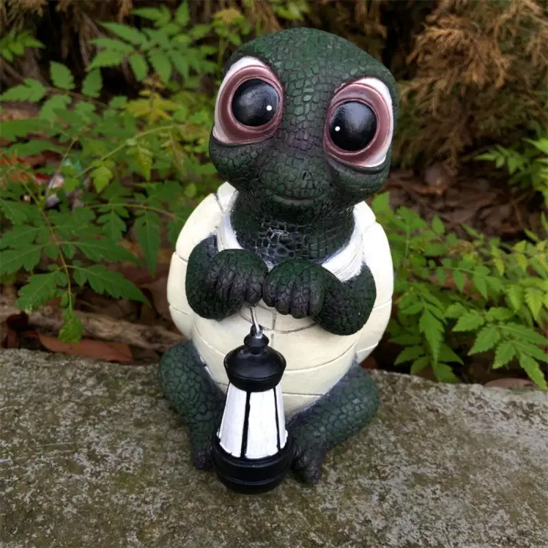 

Милая черепаха-фонарь, полимерные миниатюрные украшения ручной работы, украшения для сада, Ранняя вилла, дом, путешествия, черепаха, Decoa