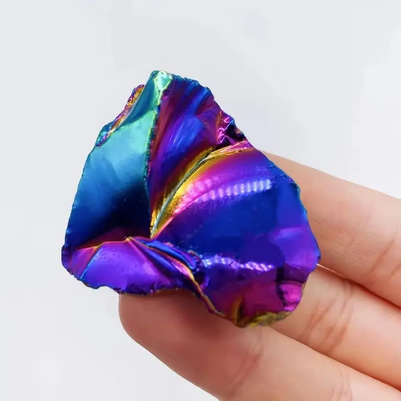 

Необработанный гальванический обсидиан