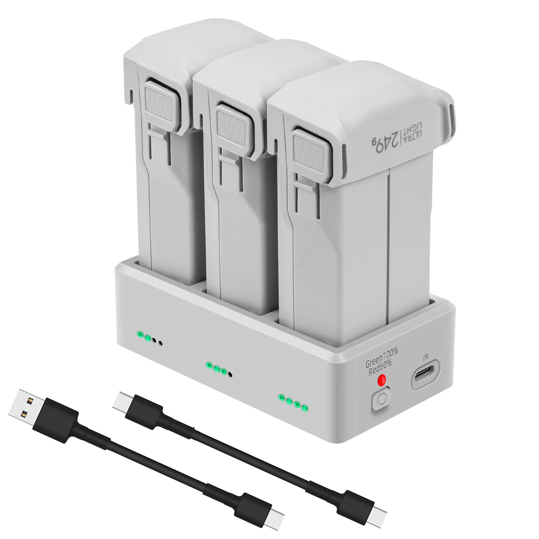 

Mini 3 Pro Battery Charger 3-Way Charging Hub Battery Charging Butler for DJI Mini 3 PRO Drone Accessories