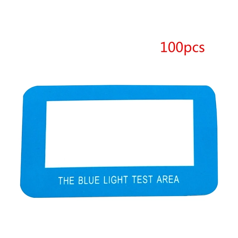 

Blue Light Test Card 100 Pcs/Set Polarized Sunglasses Test Card Check Glasses