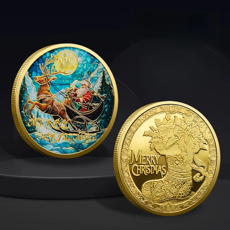 

Рождественская памятная монета "Карета Санта-Клауса"