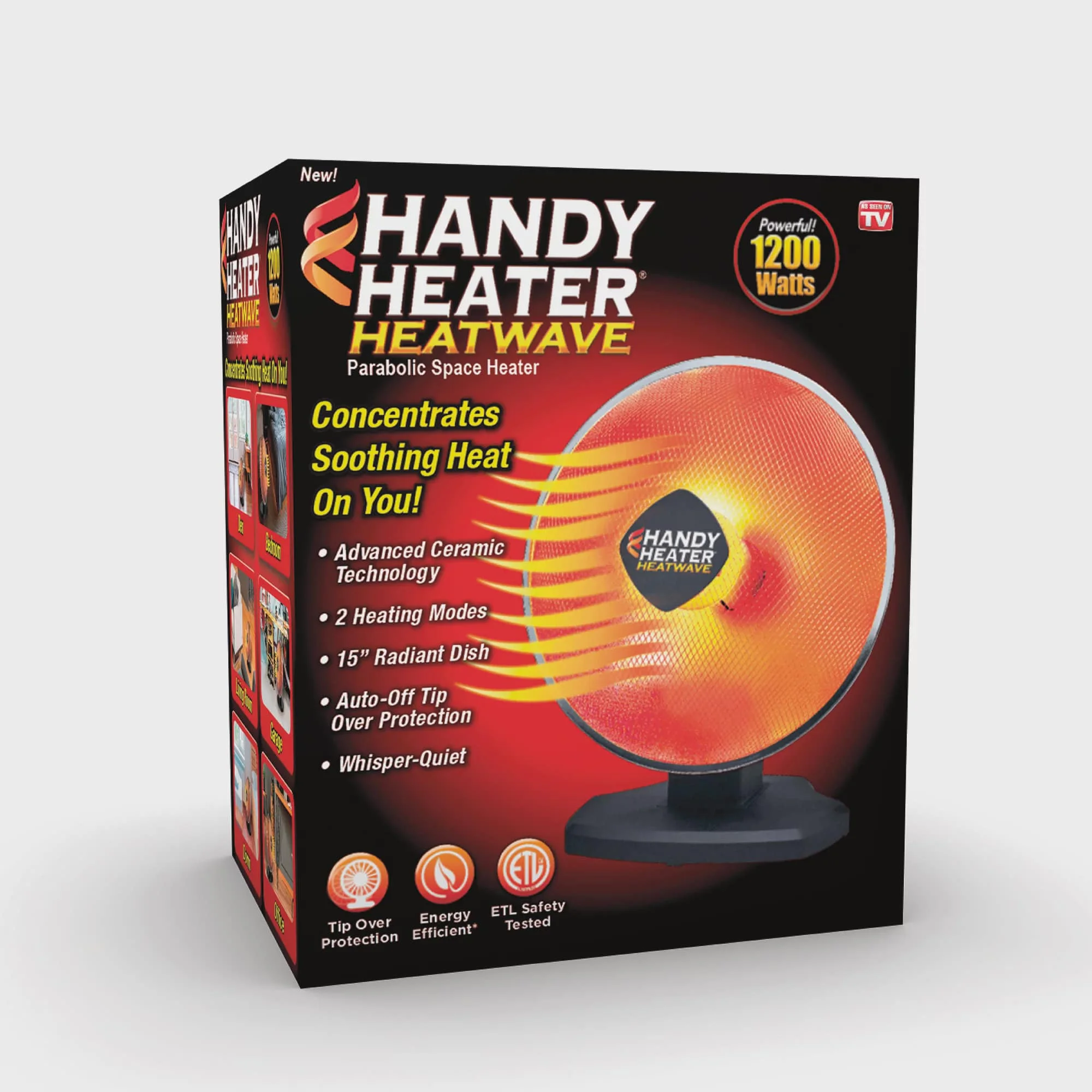 

Heatwave Ceramic, Parabolic Space Heater,