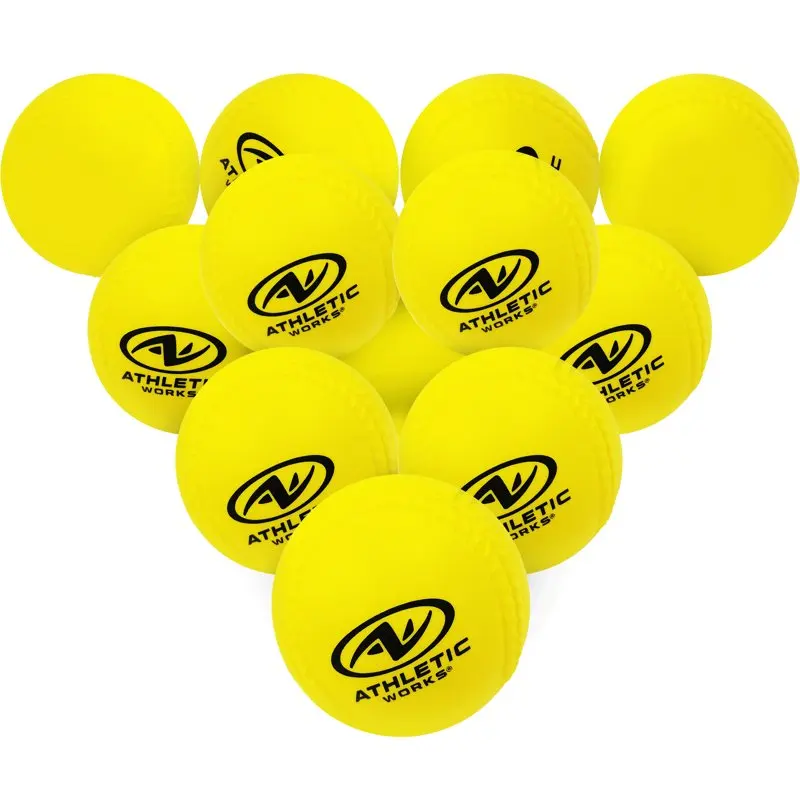 

Yellow Practice Foam Baseballs, 12 Pack