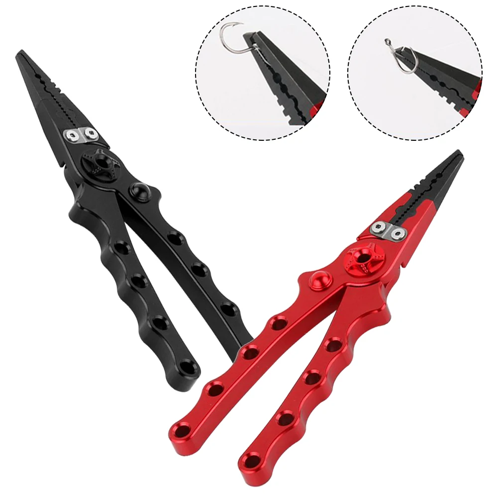 

Fishing Pliers Tools Hot Sale Concealed Design Light Multifunction Fish Line Cutter Scissors Fish Hook Remover 175x48mm