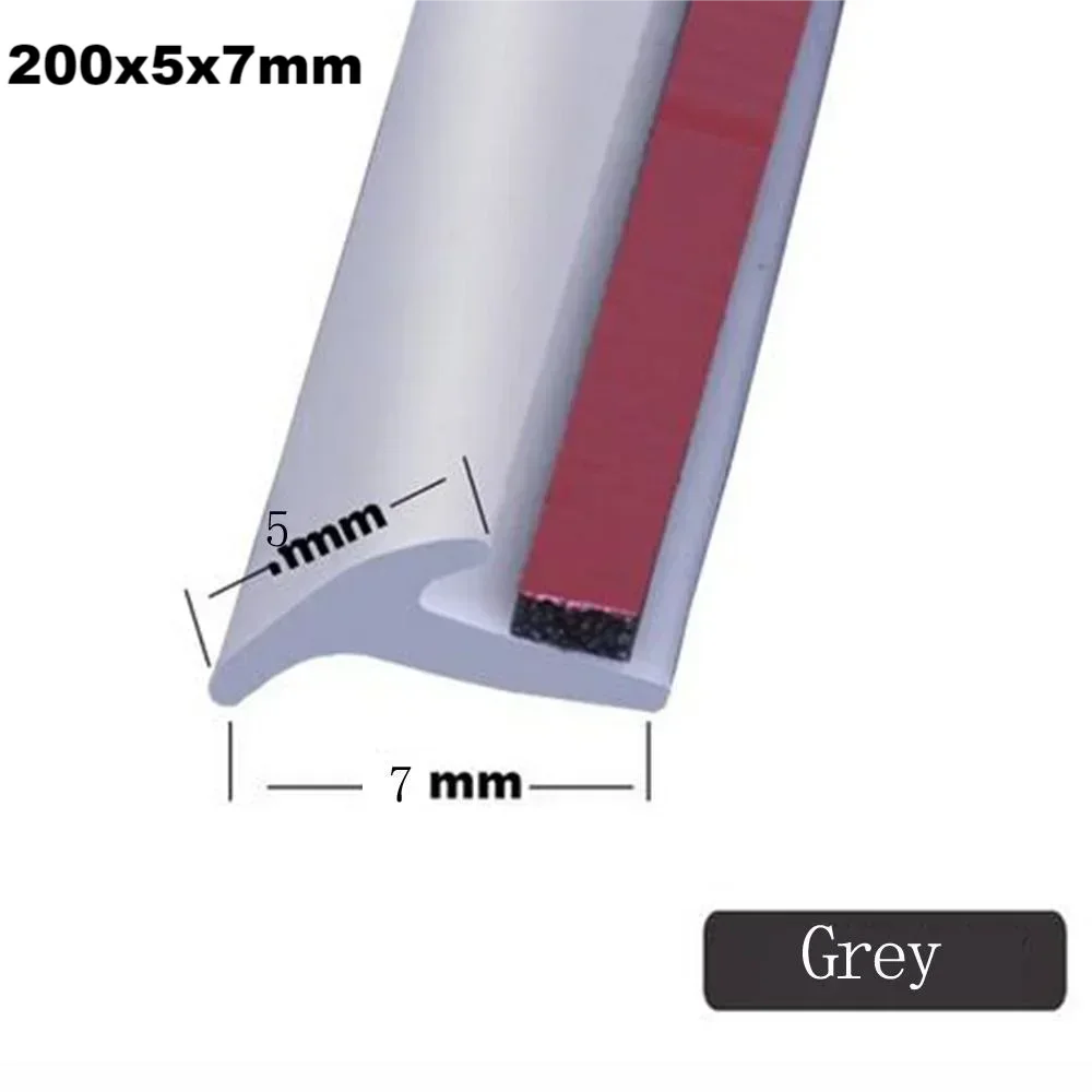 

2-5 м резиновые автомобильные уплотнения, уплотнительные ленты для краев, уплотнительная лента для автомобиля, передний и задний бампер, боковая юбка, уплотнитель, резиновое уплотнение окна