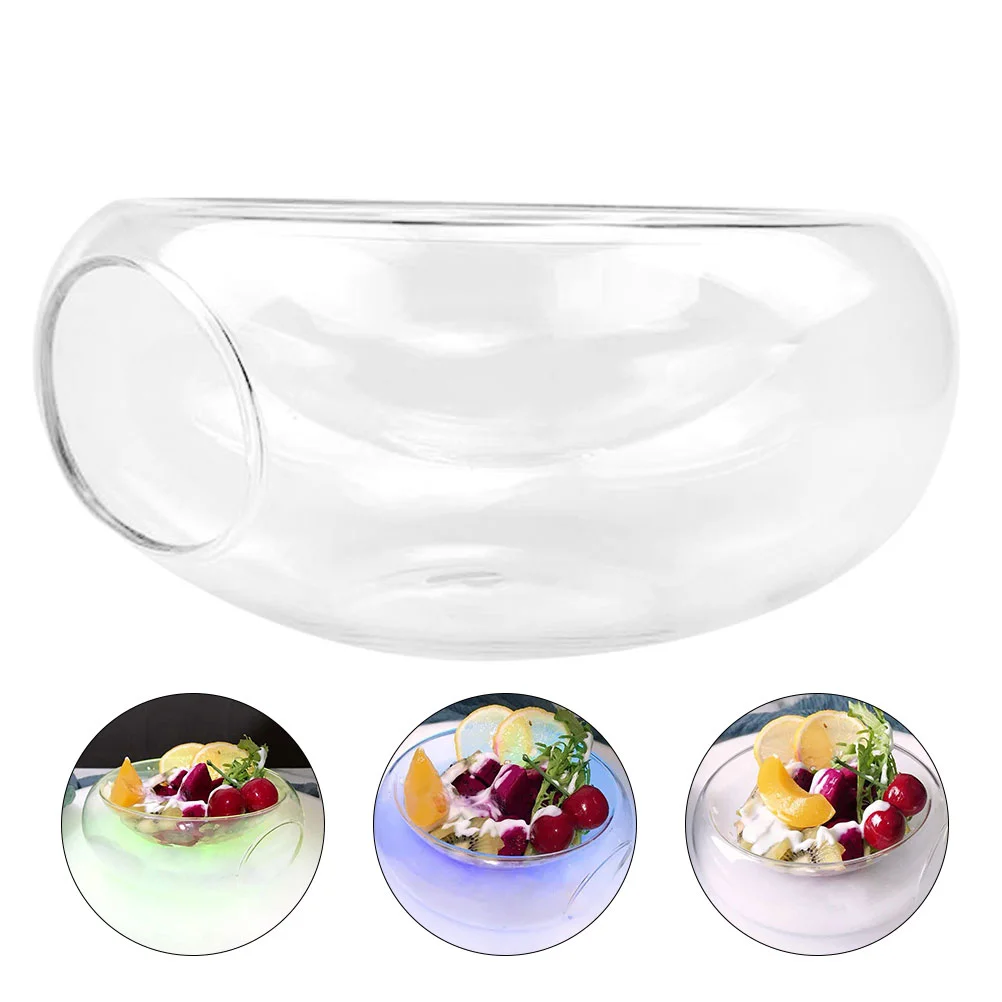 

Bowl Glass Bowls Ice Salad Serving Decorative Food Cups Fruit Chilled Dry Fish Dessert Ingredient Transparent Vegetable Cereal