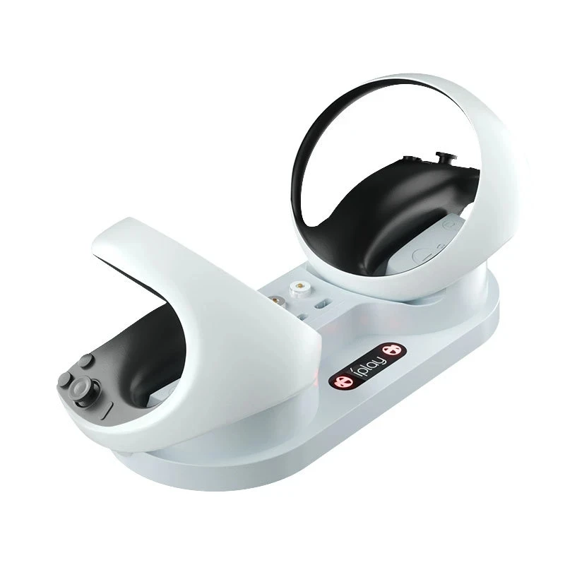

2023 NEW Dual Dock Charger Handle Controller Charger with LED Light For PS5 VR2 Charging Holder for PSVR2