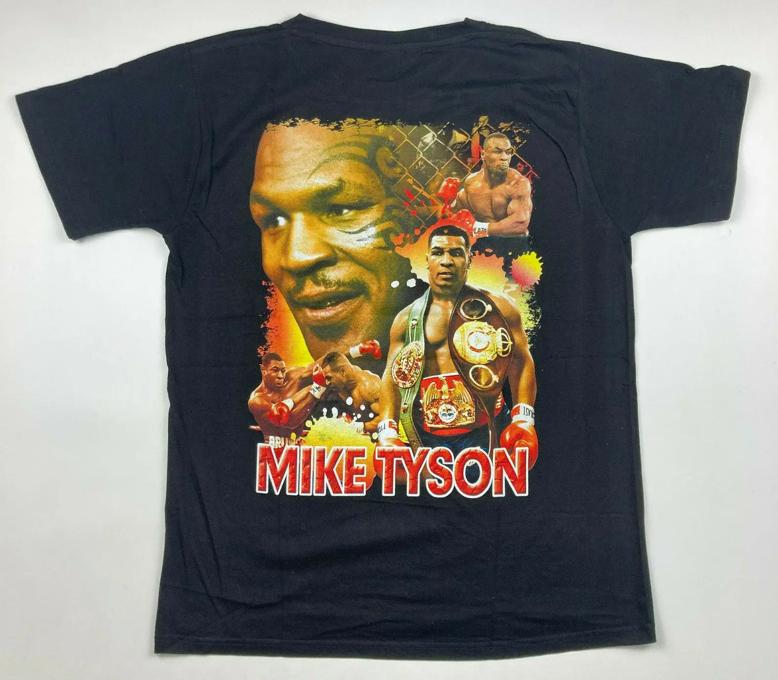 

Boxer Mike Tyson Memorializes Boxing Fans Gift T-shirt New 100% Cotton Short Sleeves Unisex T Shirt