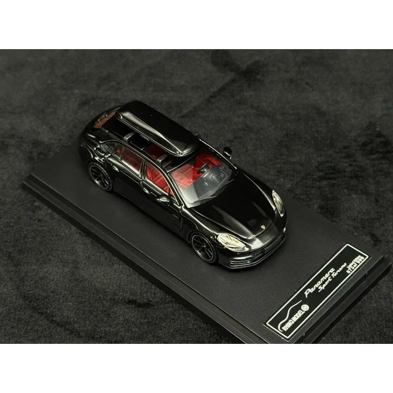 Фото Масштабная модель автомобиля RM 1:64 Porsche Panamera Shooting Brake из литого сплава, высокодетализированная, для статической демонстрации, коллекционная, идеальный подарок для хобби. №5