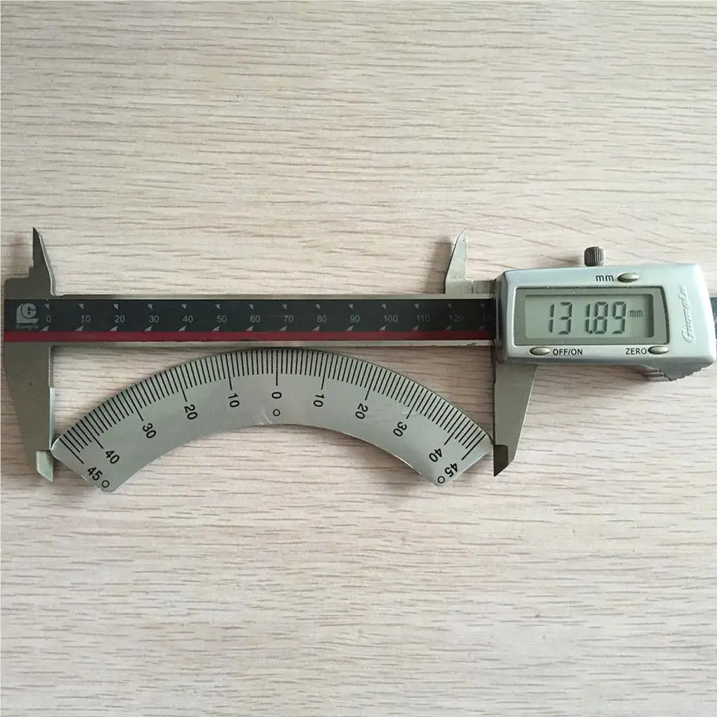 

Точная линейка из алюминиевого сплава, измерительный инструмент для металлообработки, 45 градусов