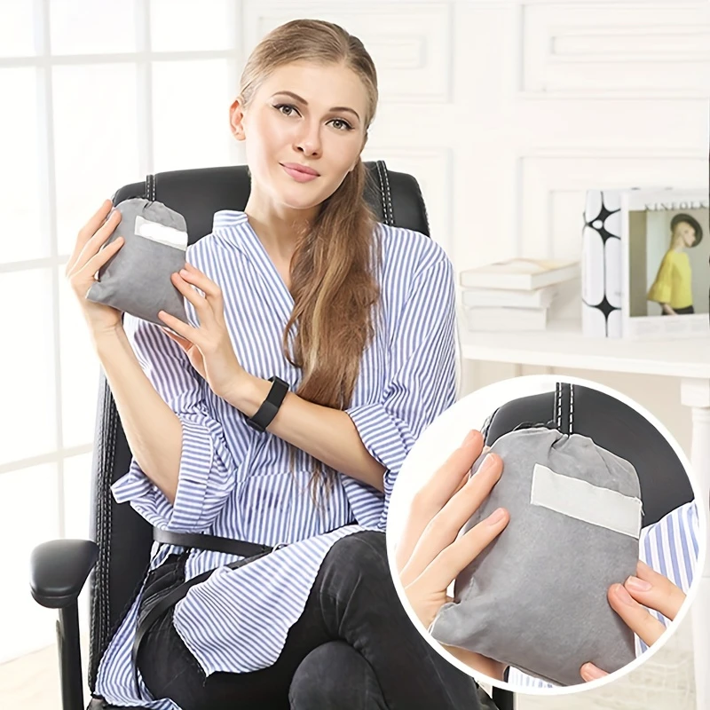 Дорожная подушка из пены с эффектом памяти портативная подвесная для шеи легкие